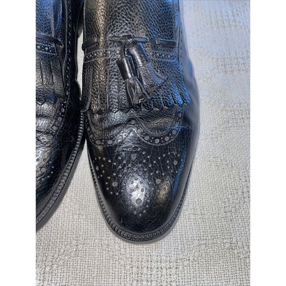 Grenson Men’s Brogue Loafers Size 11.5 D Black Leather Business Formal Regal main image 5